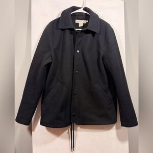 L.O.G.G. Size M Men's Black Wool Blend Jacket
